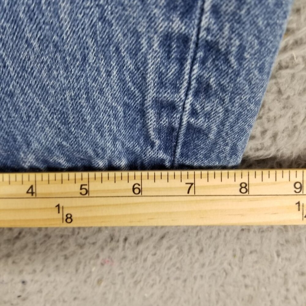 Levis Jeans Mens 34x30 Blue 501 Cotton Denim Button Fly Classic Straight - Picture 8 of 15